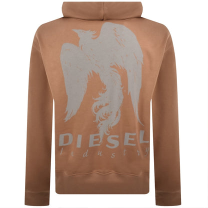 Diesel S Macs Hoodie Brown