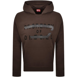 Diesel S Norman Hoodie Brown