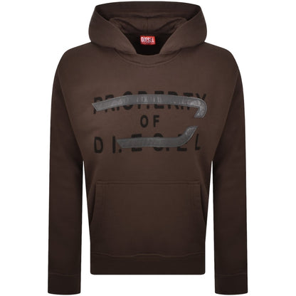 Diesel S Norman Hoodie Brown