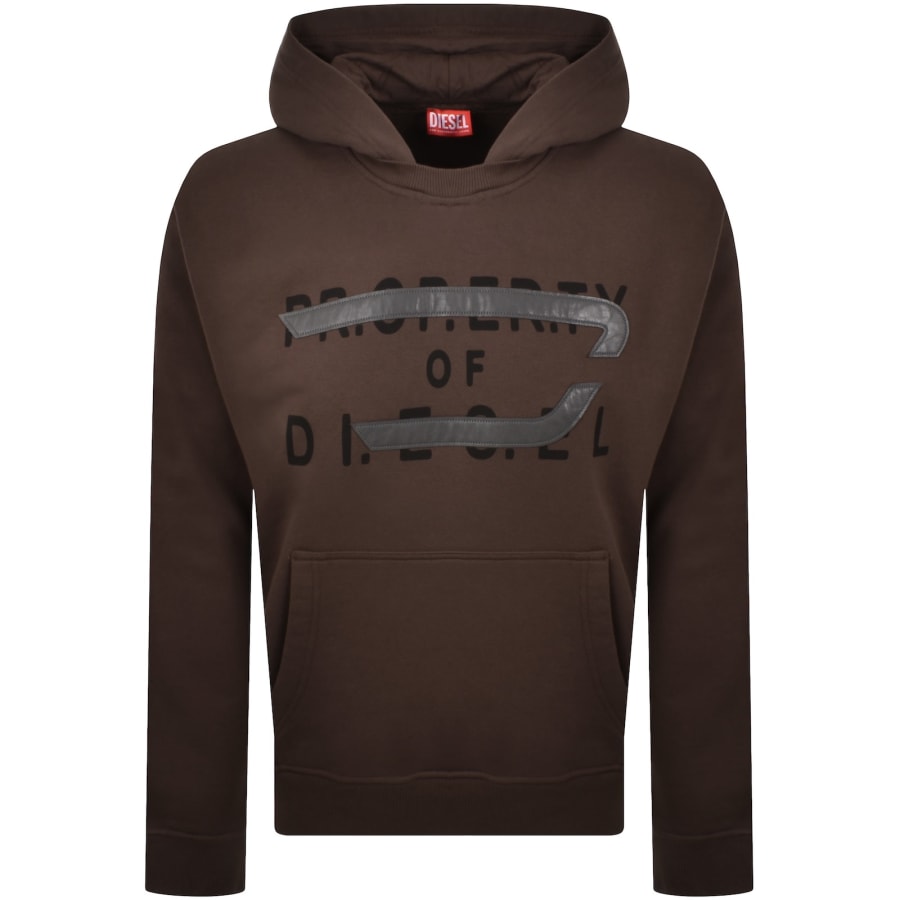 Diesel S Norman Hoodie Brown