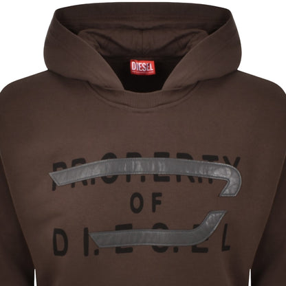 Diesel S Norman Hoodie Brown