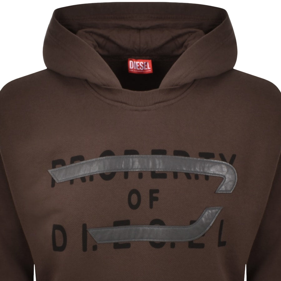 Diesel S Norman Hoodie Brown
