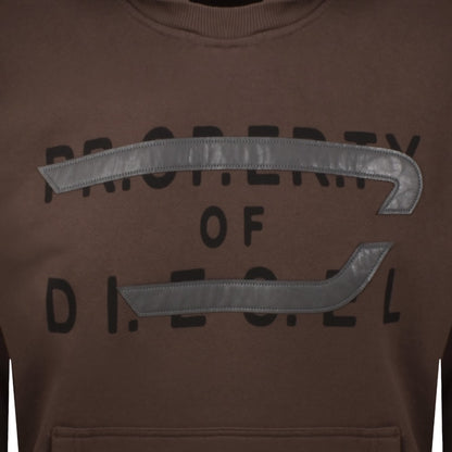Diesel S Norman Hoodie Brown