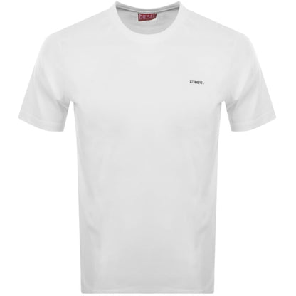 Diesel T Adjust Met T Shirt White