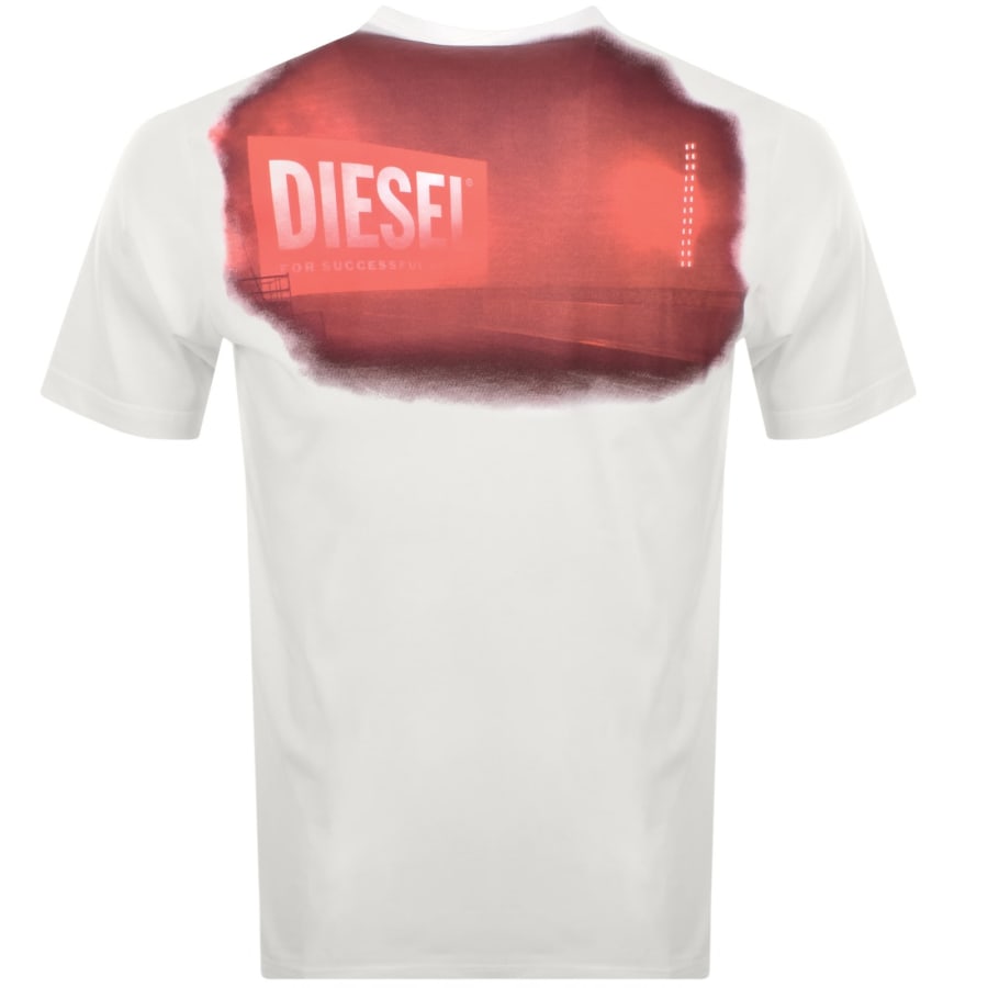 Diesel T Adjust Slits T Shirt Off White