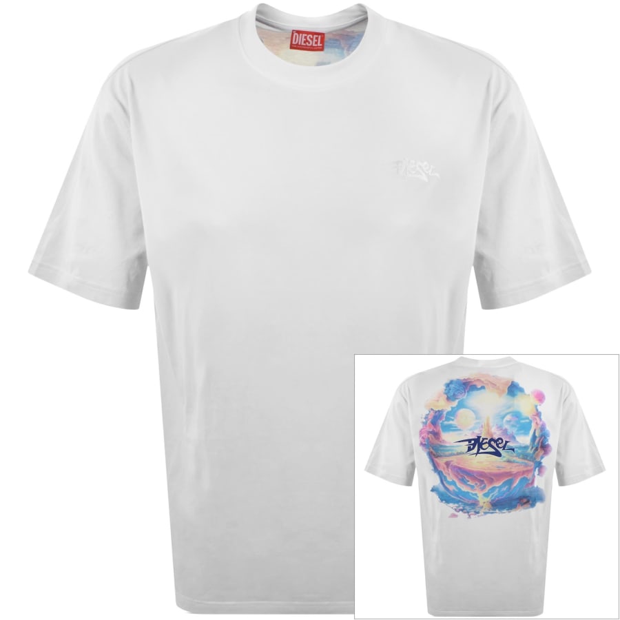 Diesel T Boggy V5 T Shirt White