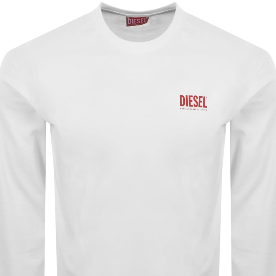 Diesel T Boxt Long Sleeve T Shirt White