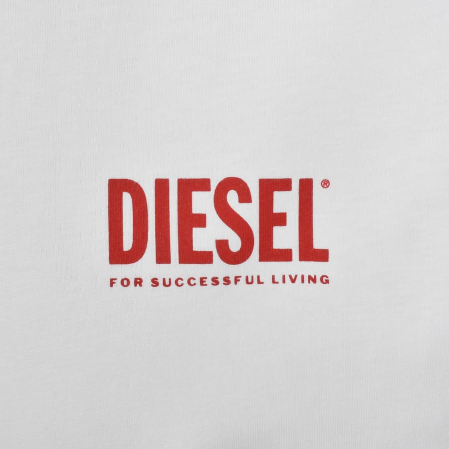 Diesel T Boxt Long Sleeve T Shirt White