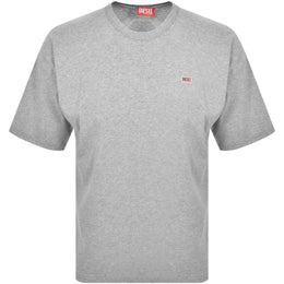 Diesel T Boxt T Shirt Grey