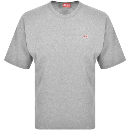 Diesel T Boxt T Shirt Grey