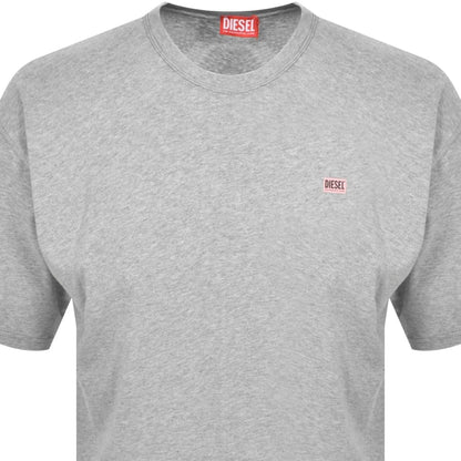 Diesel T Boxt T Shirt Grey