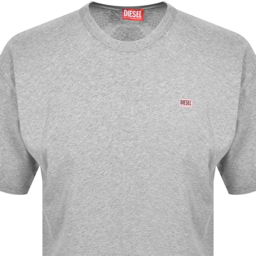 Diesel T Boxt T Shirt Grey