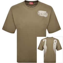 Diesel T Boxt V2 T Shirt Beige