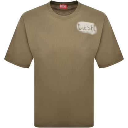 Diesel T Boxt V2 T Shirt Beige