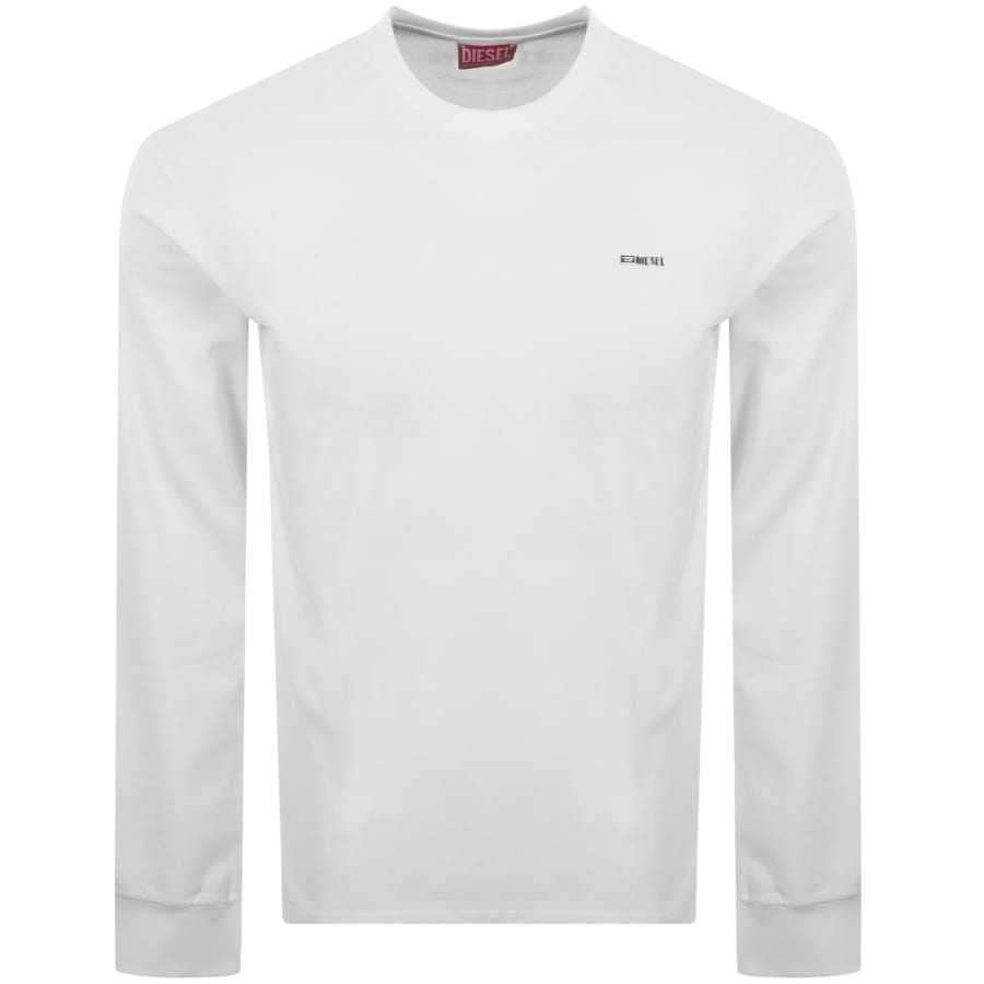 Diesel T Miegor Long Sleeve T Shirt White