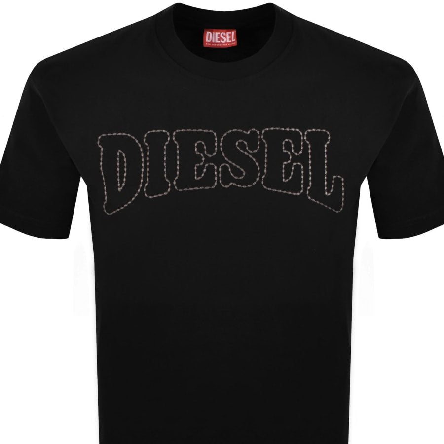 Diesel T Norm V10 T Shirt Black