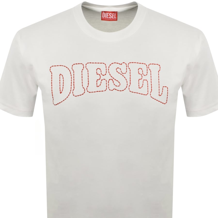 Diesel T Norm V10 T Shirt White