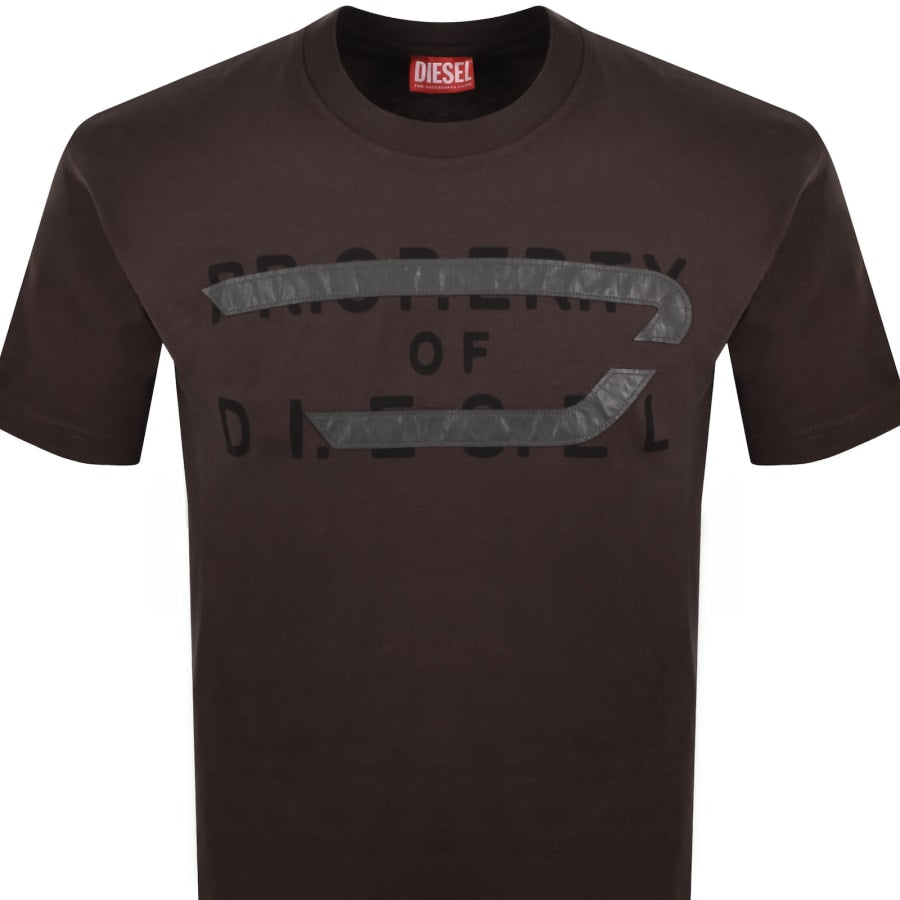 Diesel T Norm V11 T Shirt Brown