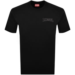 Diesel T Norm V16 T Shirt Black