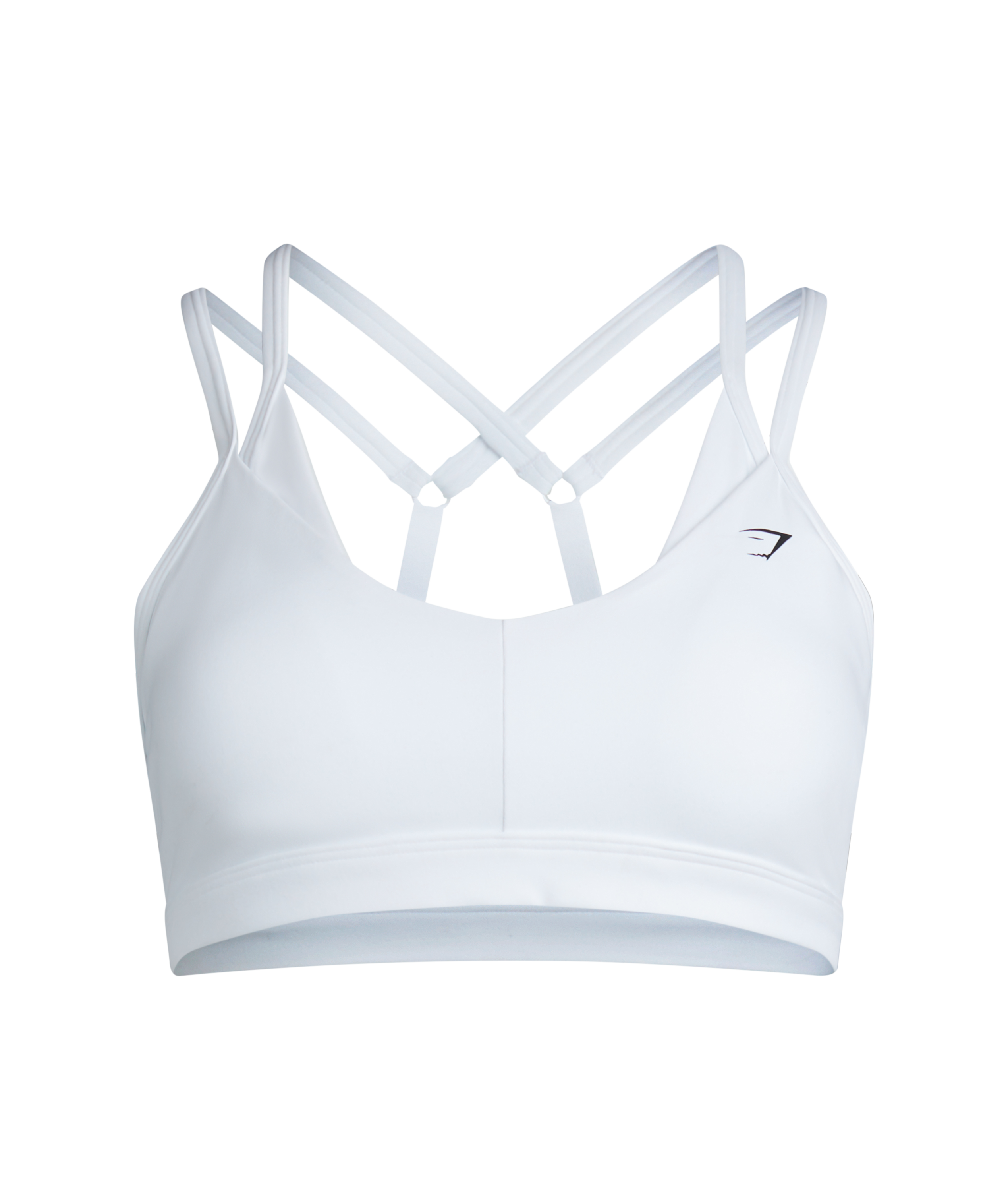Gymshark Double Up Sports Bra - White