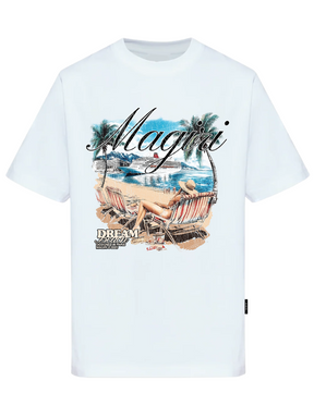 Magiri Dream Beach Printed T-Shirt in White