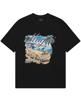 Magiri Dream Beach Printed T-Shirt in Black