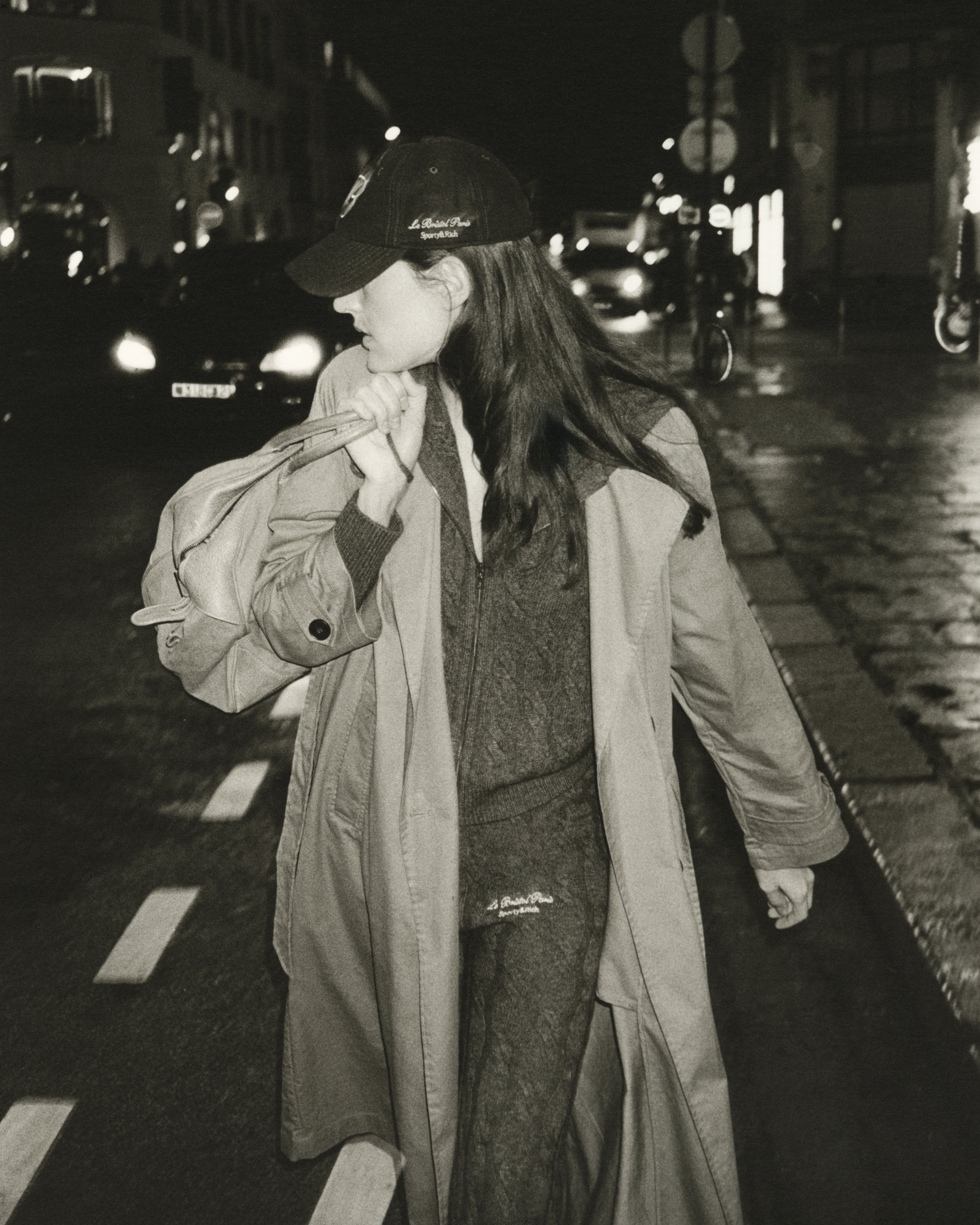 Faubourg Cableknit Wool Cashmere Pants - Chocolate/Cream