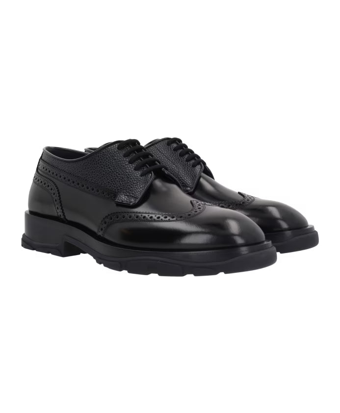 Leather Lace-Up Shoes