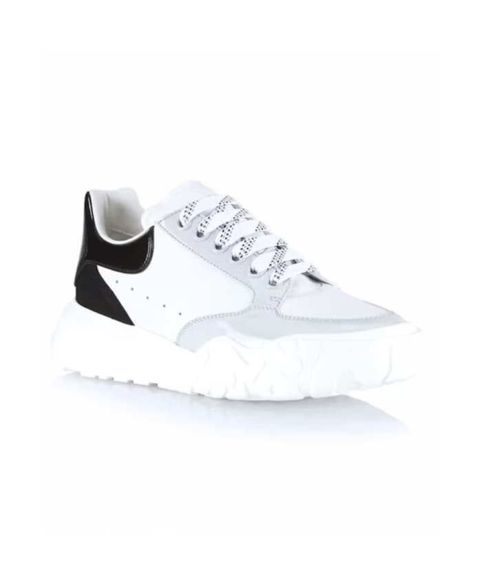 Chunky Low-Top Leather Sneakers