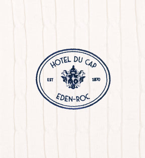 Eden Crest Mini Cable Polo - White/Navy
