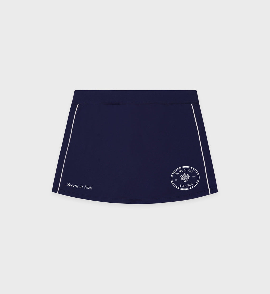 Eden Crest Court Skirt - Navy/White