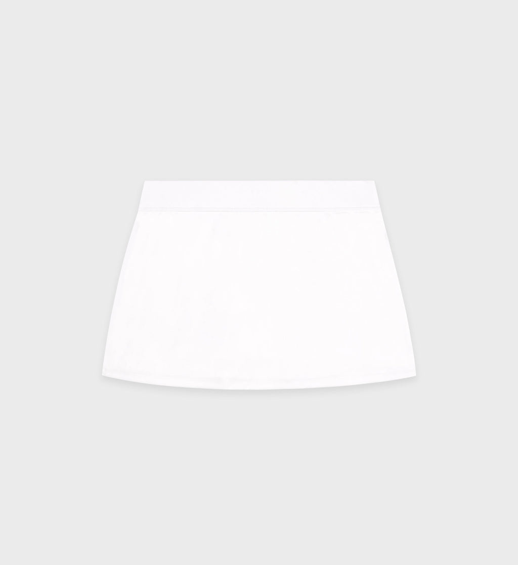 Eden Crest Court Skirt - White/Navy
