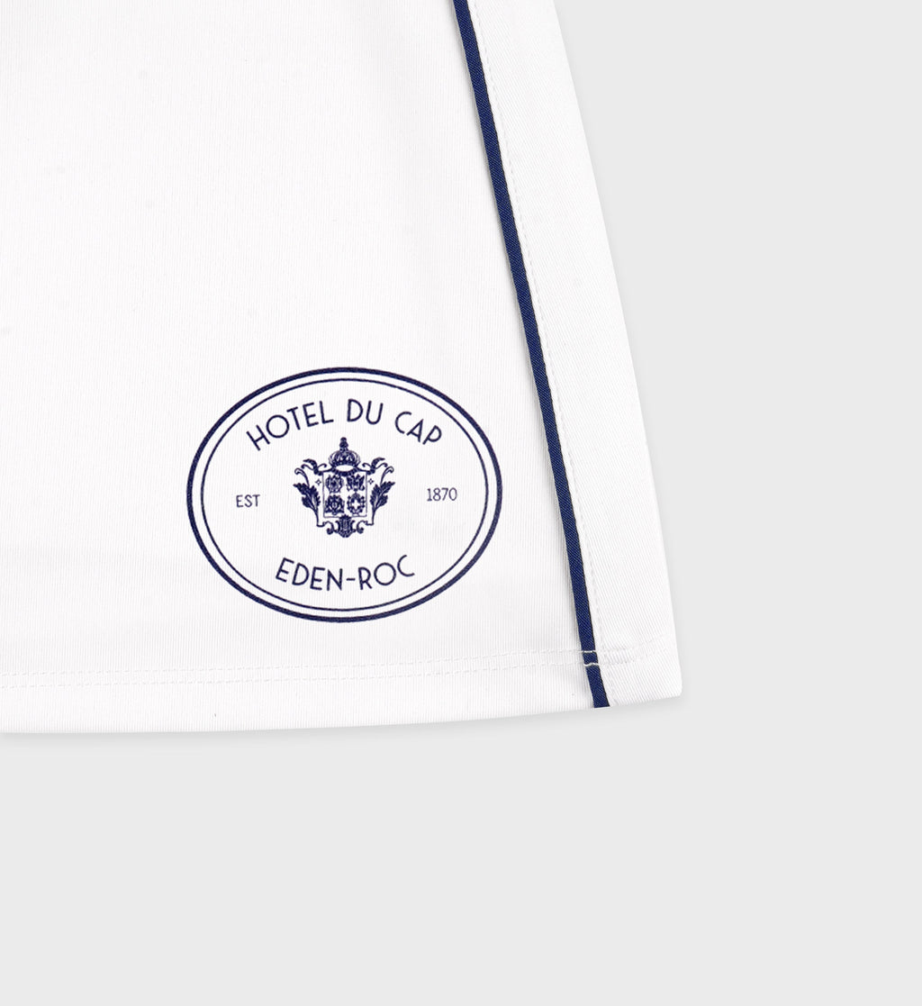 Eden Crest Court Skirt - White/Navy