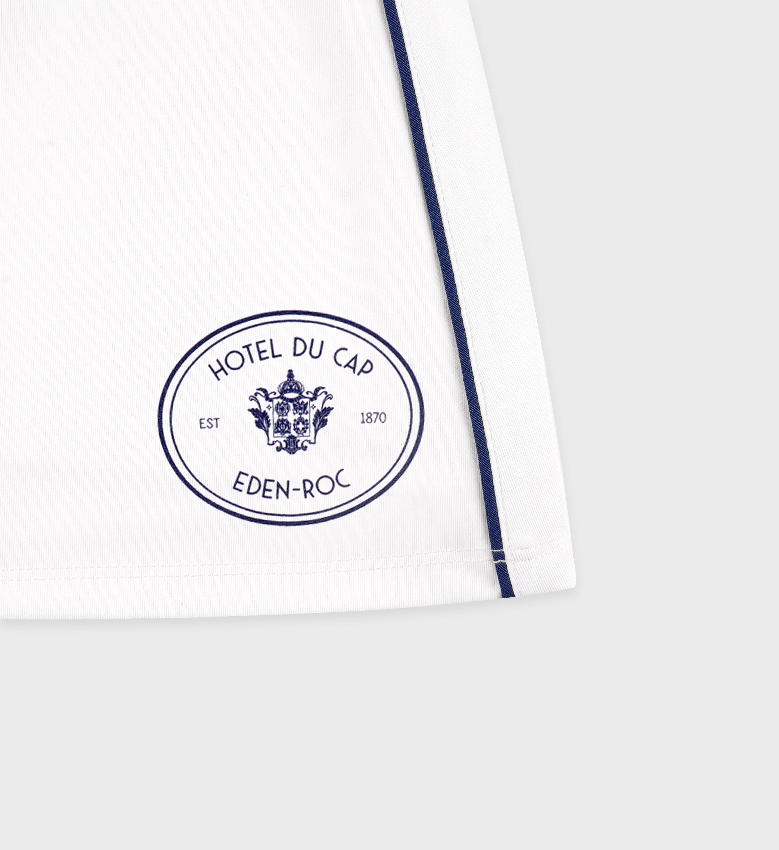 Eden Crest Court Skirt - White/Navy