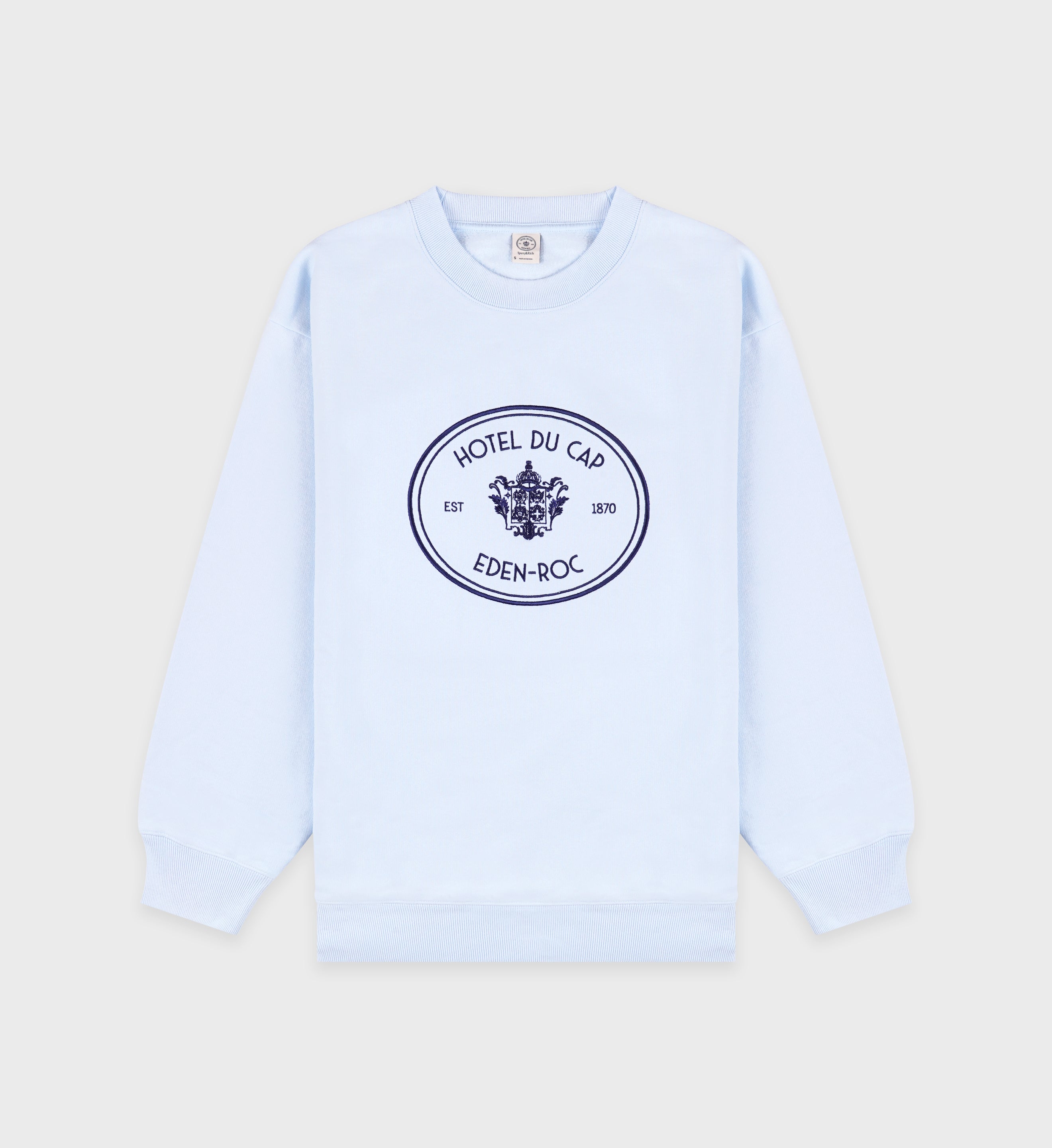 Eden Crest Crewneck - Ciel/Navy
