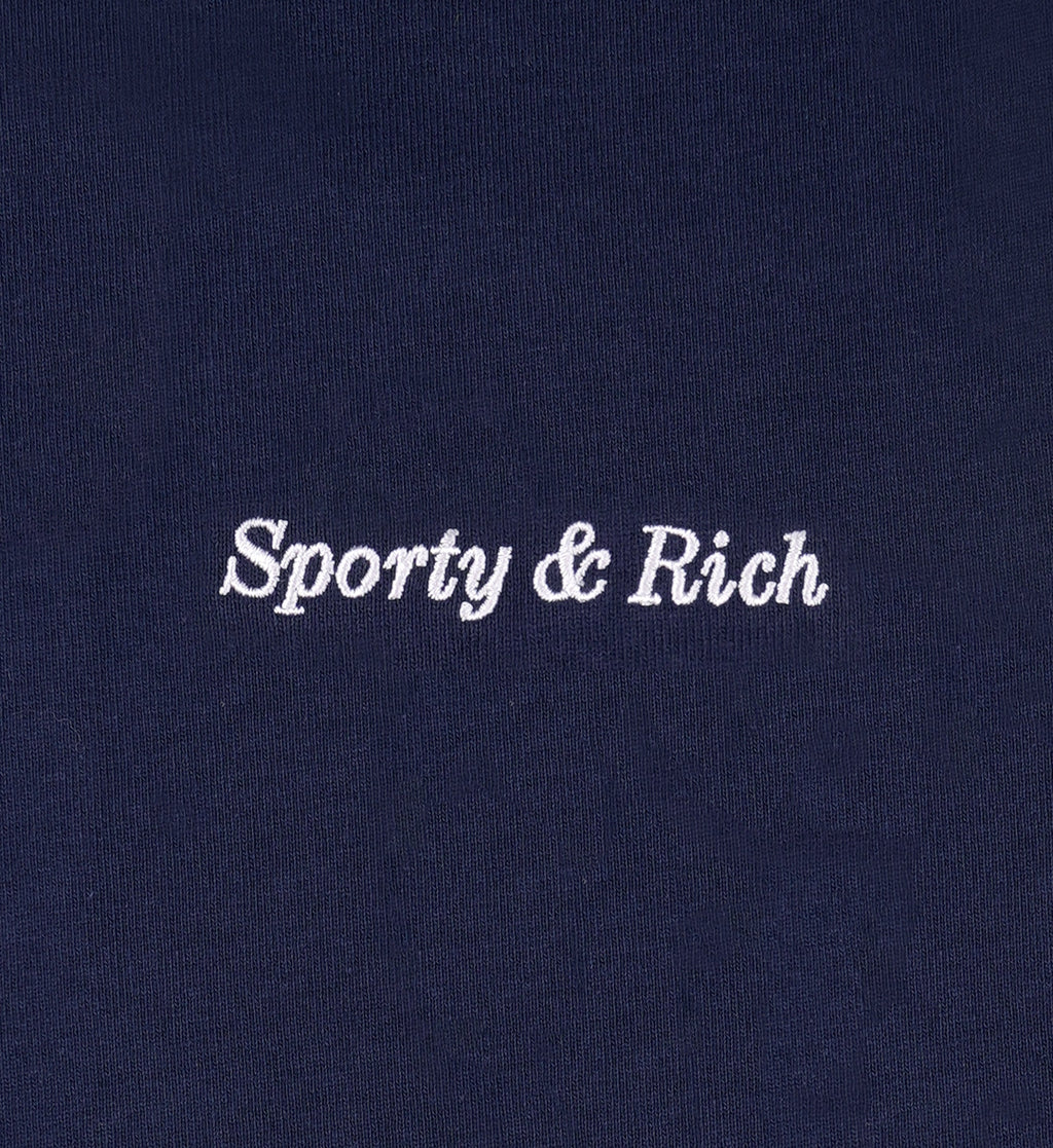 Eden Crest Disco Short - Navy/White