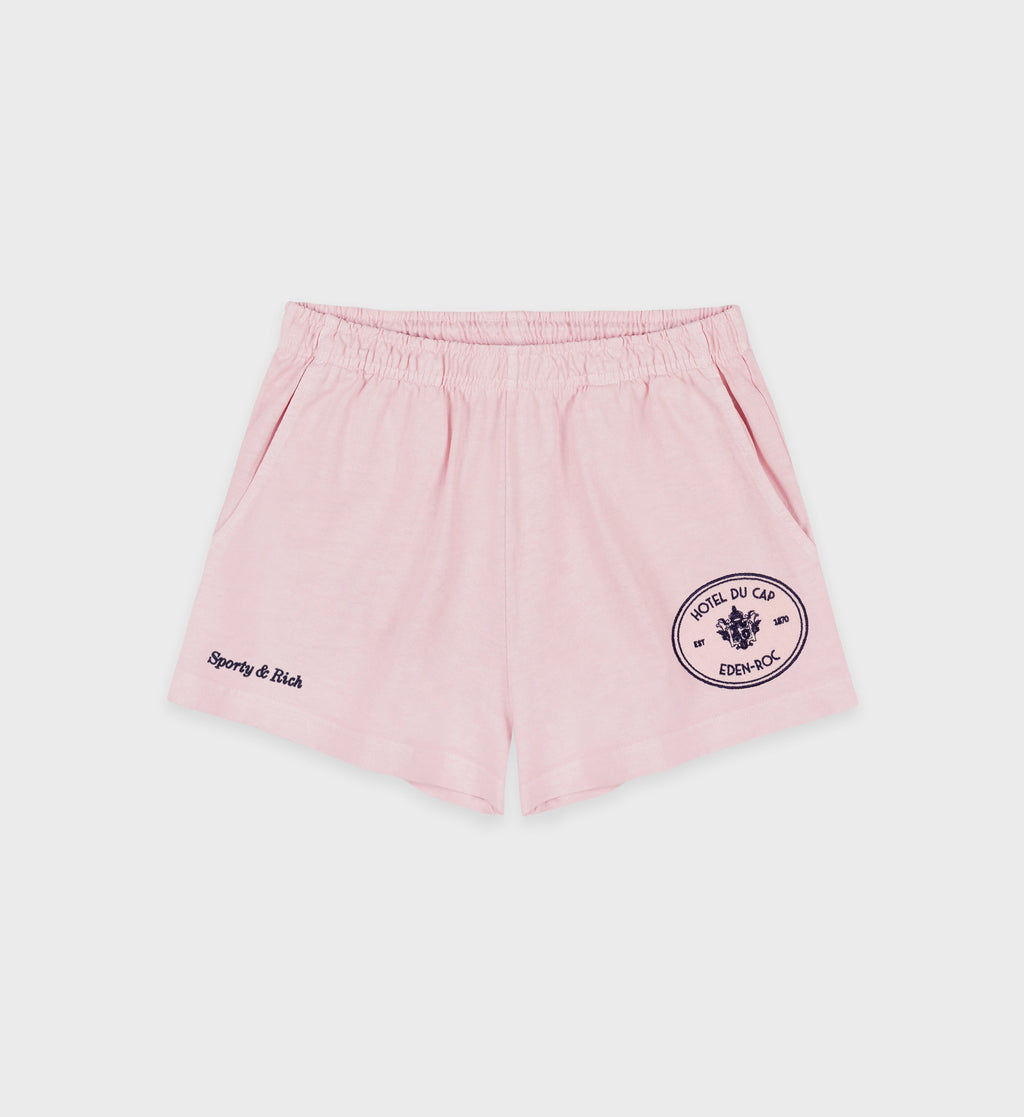 Eden Crest Disco Short - Pink Dolphin/Navy