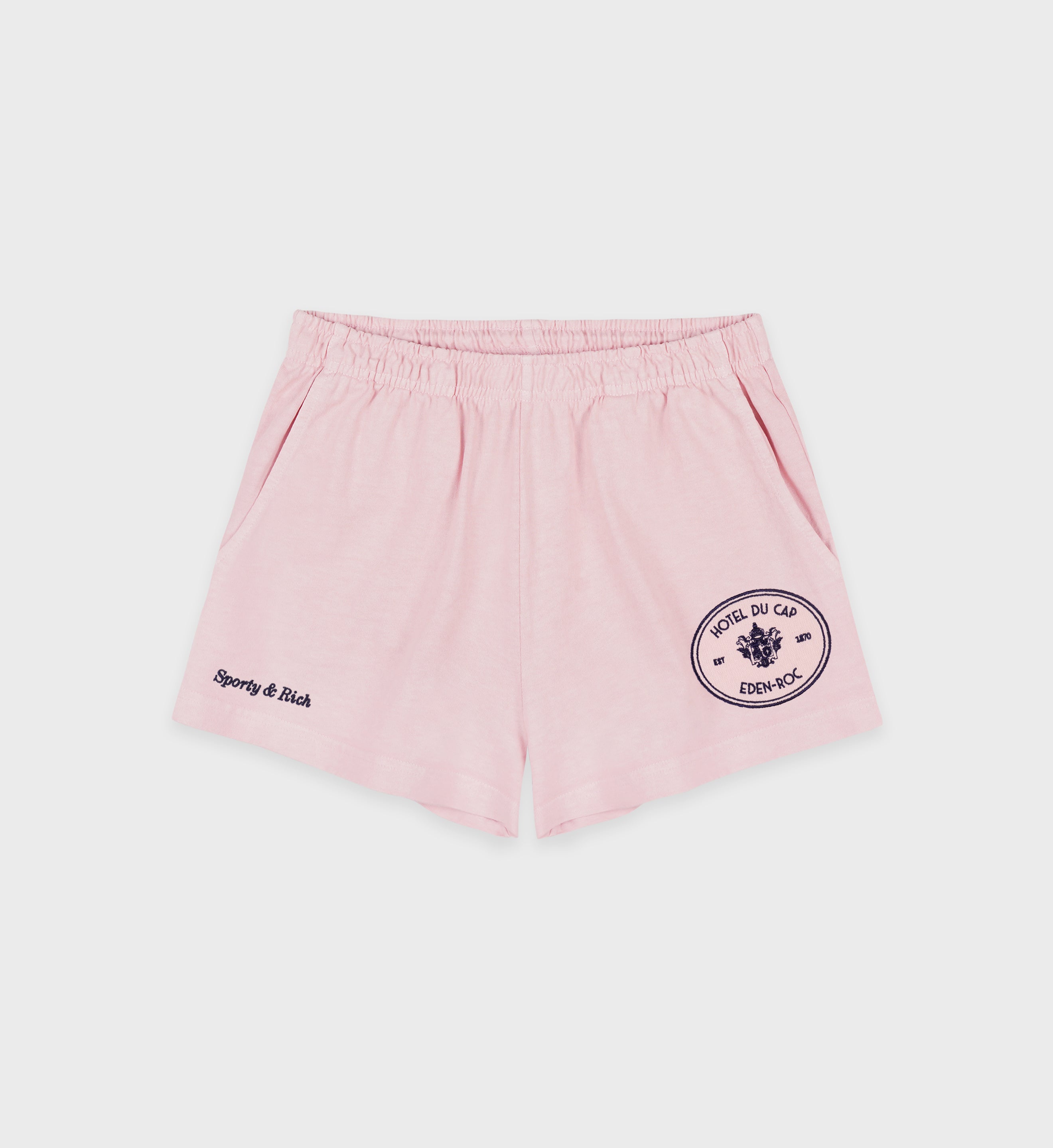 Eden Crest Disco Short - Pink Dolphin/Navy