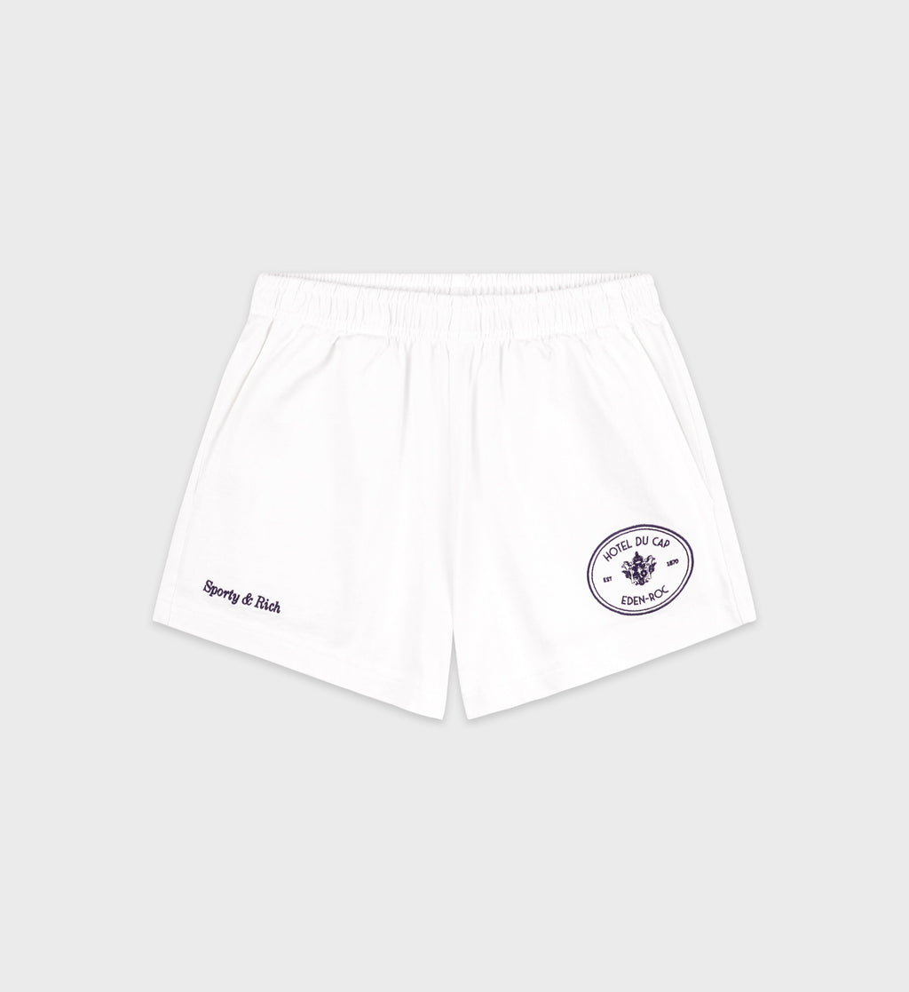 Eden Crest Disco Short - White/Navy