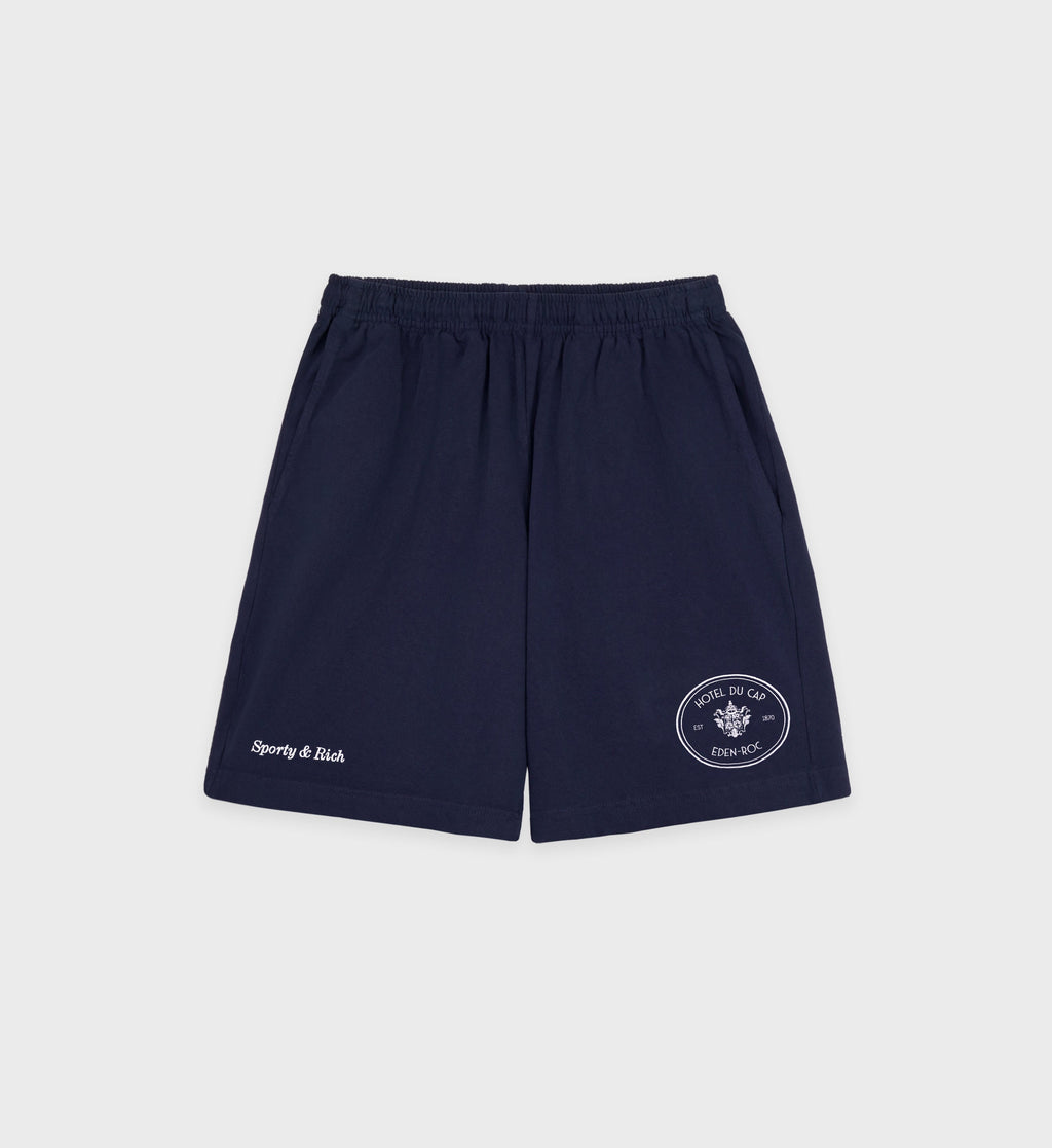 Eden Crest Gym Short - Navy/White