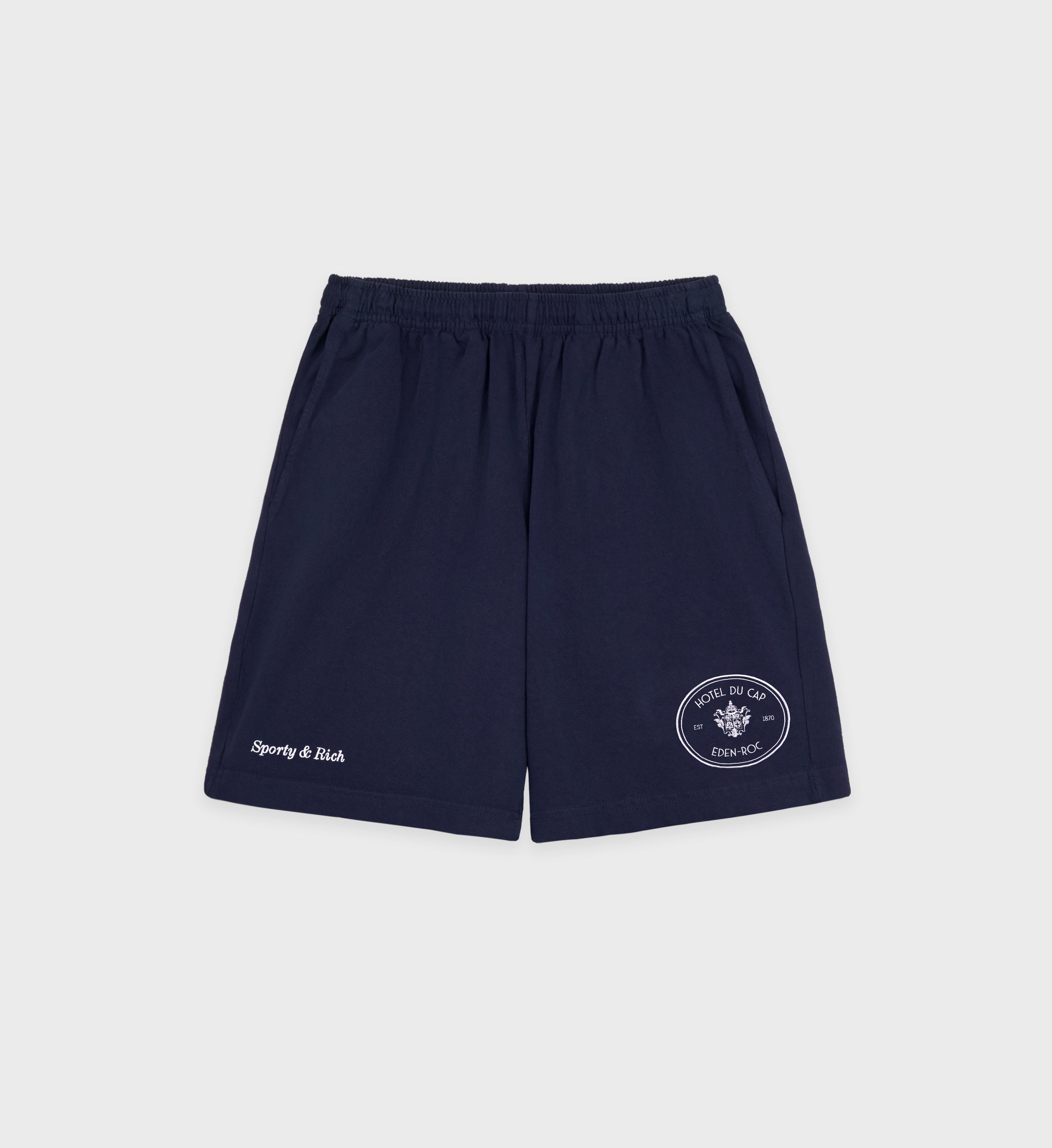 Eden Crest Gym Short - Navy/White