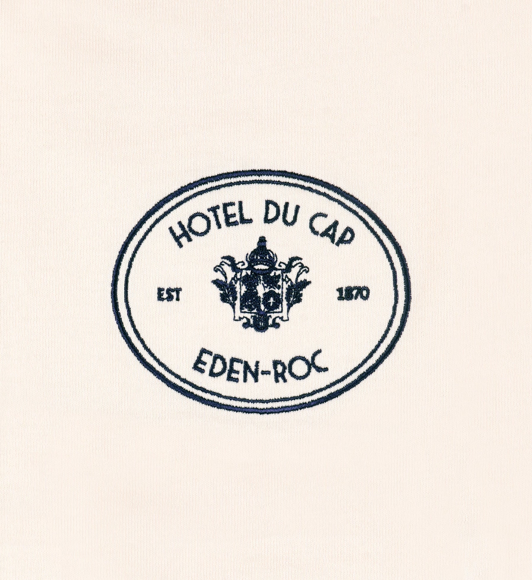 Eden Crest Hoodie - Cream/Navy