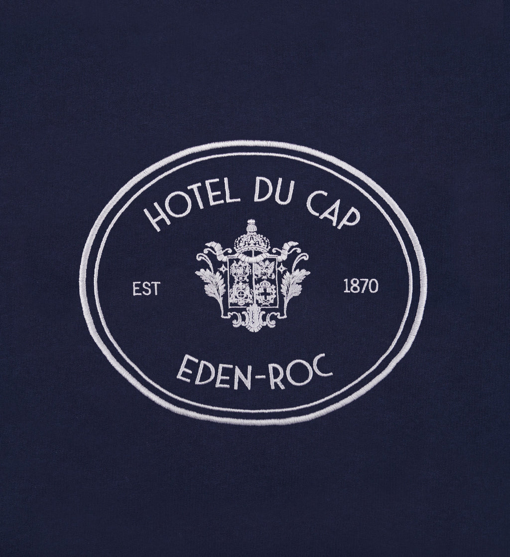 Eden Crest Hoodie - Navy/White