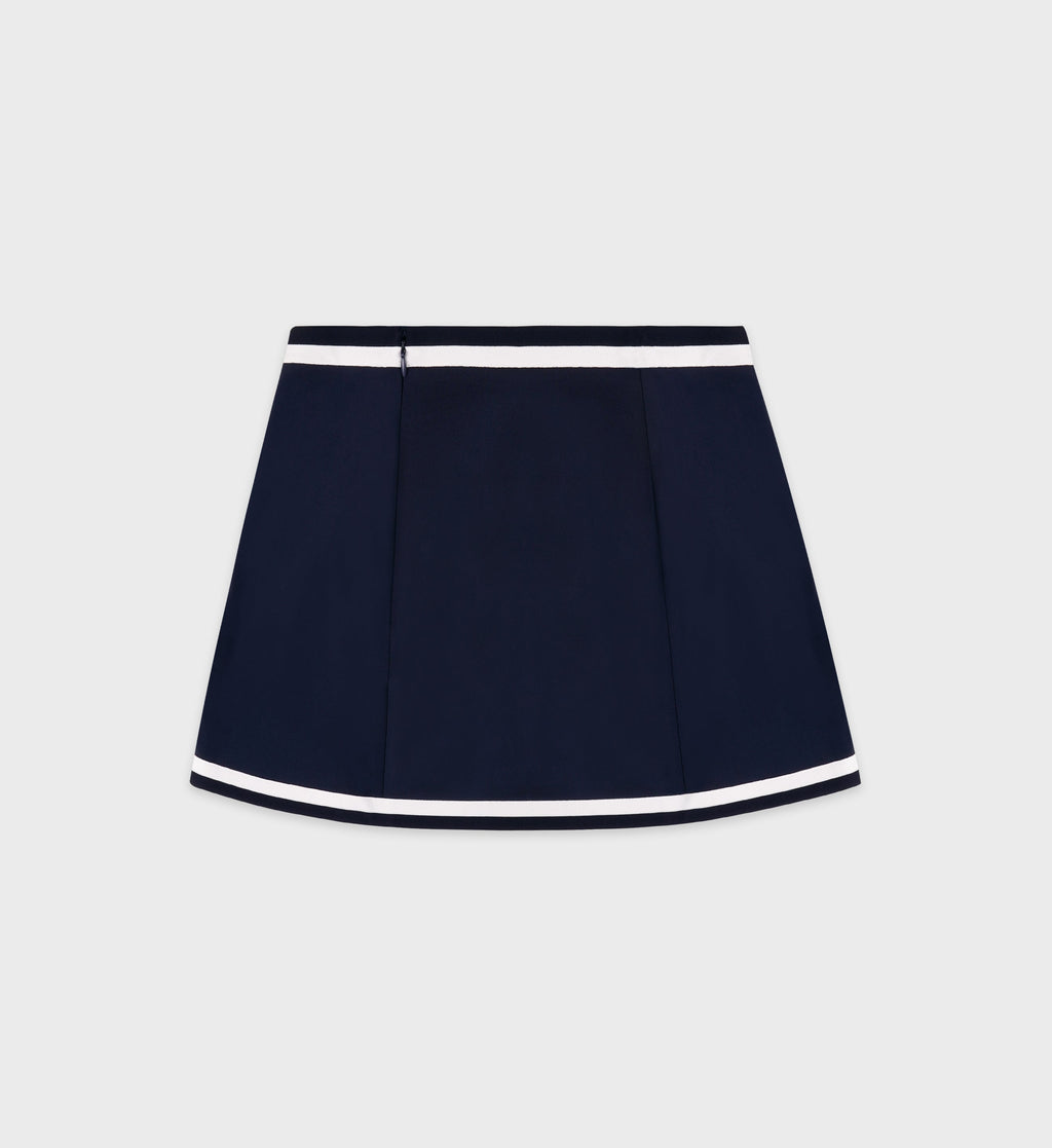 Eden Crest Embroidered Mila Skirt - Navy/White