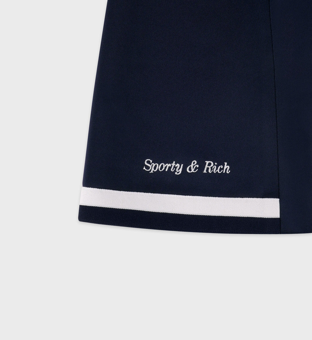 Eden Crest Embroidered Mila Skirt - Navy/White