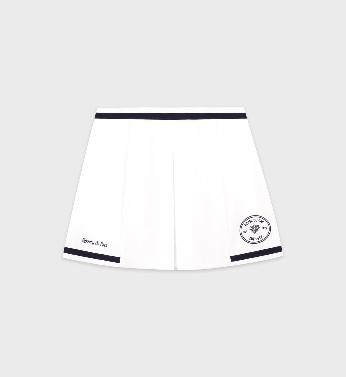 Eden Crest Embroidered Mila Skirt - White/Navy