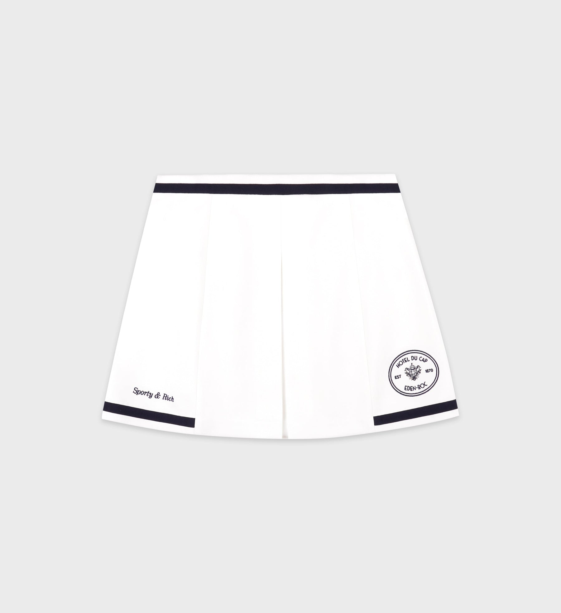 Eden Crest Embroidered Mila Skirt - White/Navy