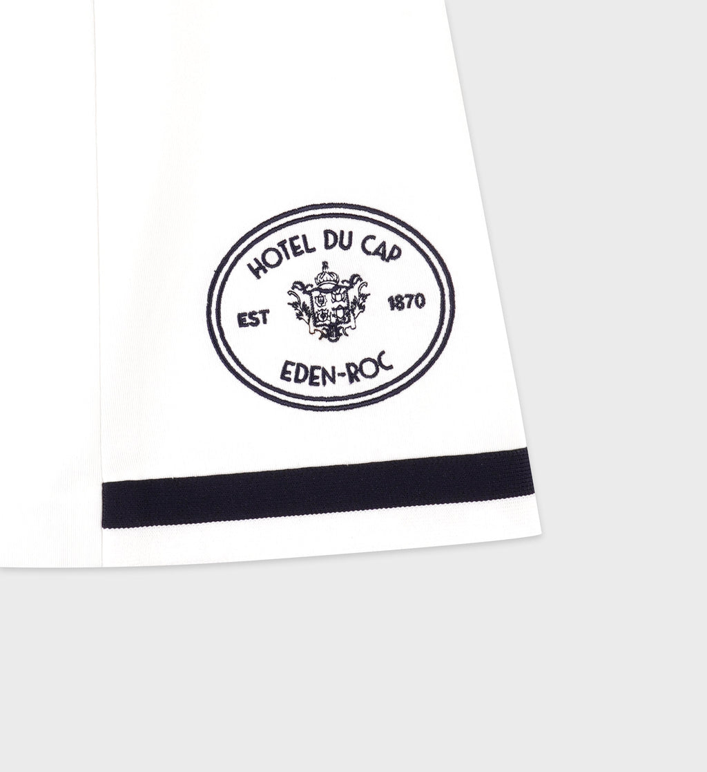 Eden Crest Embroidered Mila Skirt - White/Navy