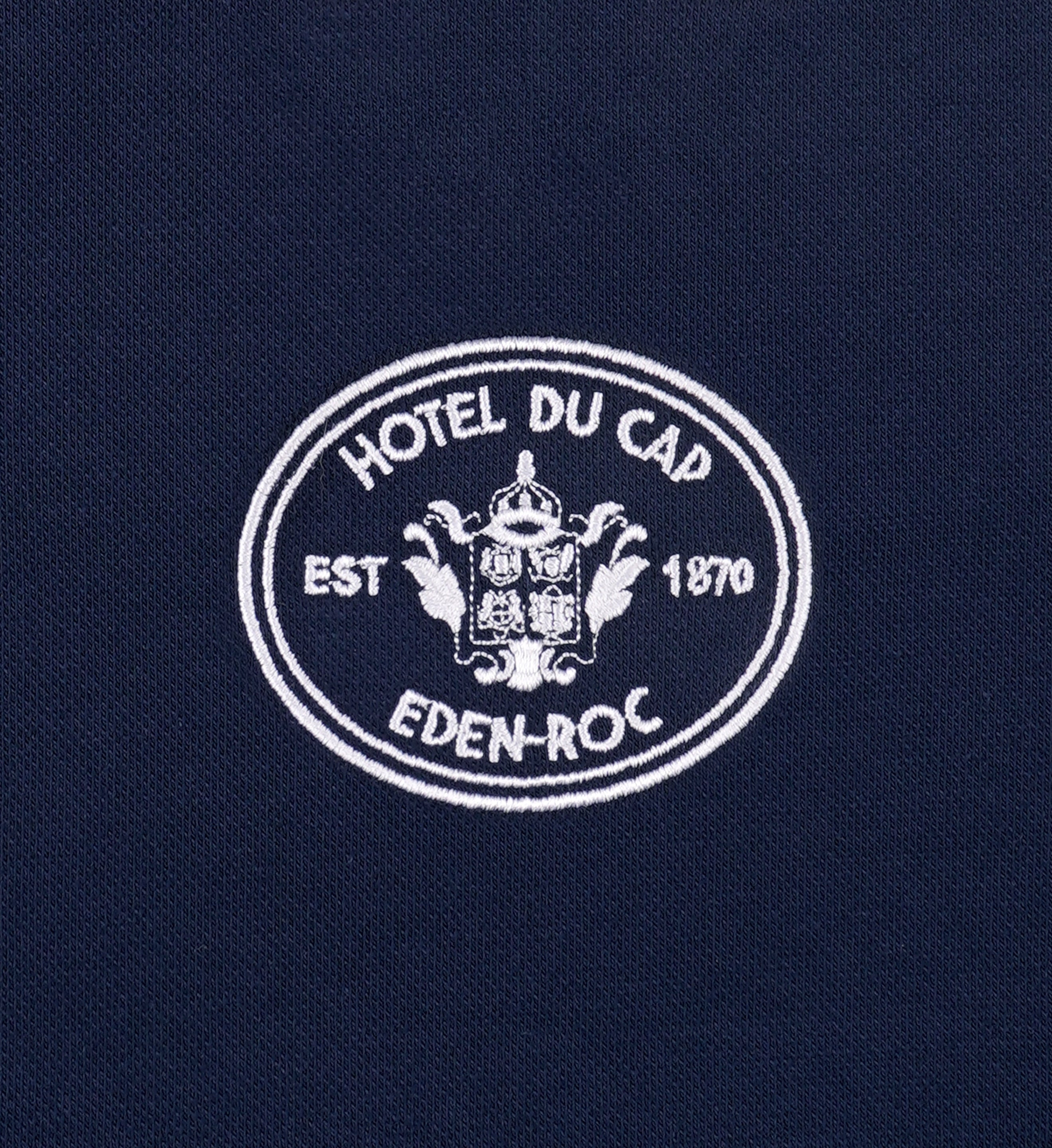 Eden Crest Embroidered Pique Polo - Navy/White