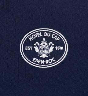 Eden Crest Embroidered Pique Polo - Navy/White